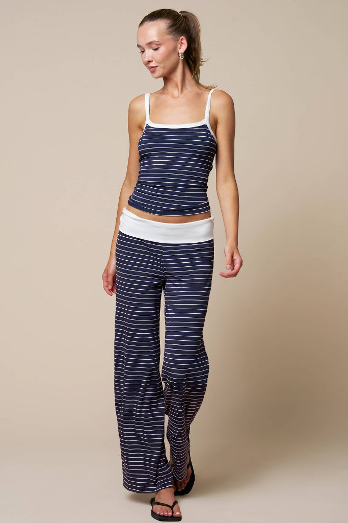 Already Iconic Striped Set - Navy