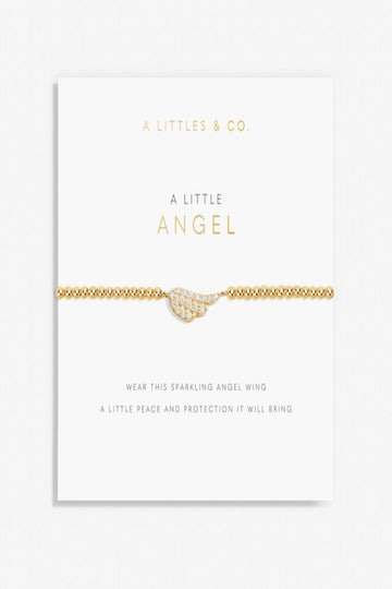 A Little &#039;Angel&#039; Bracelet- Gold