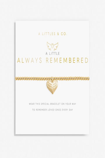 A Little &#039;Always Remembered&#039; Bracelet- Gold
