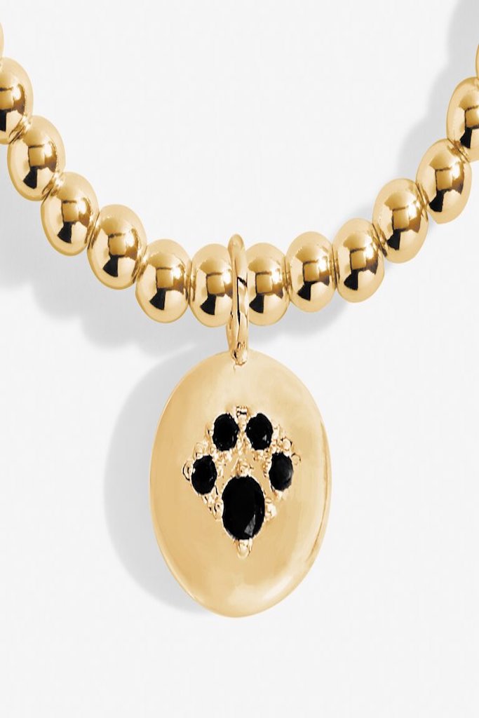 A Little &#039;Paw Print&#039; Bracelet- Gold
