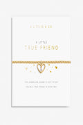 A Little 'True Friend' Bracelet- Gold