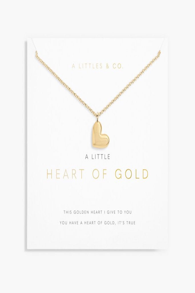 A Little &#039;Heart Of Gold&#039; Necklace- Gold