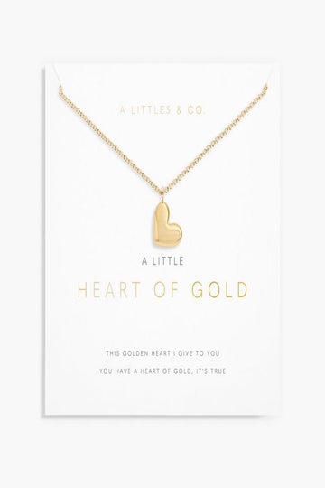 A Little &#039;Heart Of Gold&#039; Necklace- Gold
