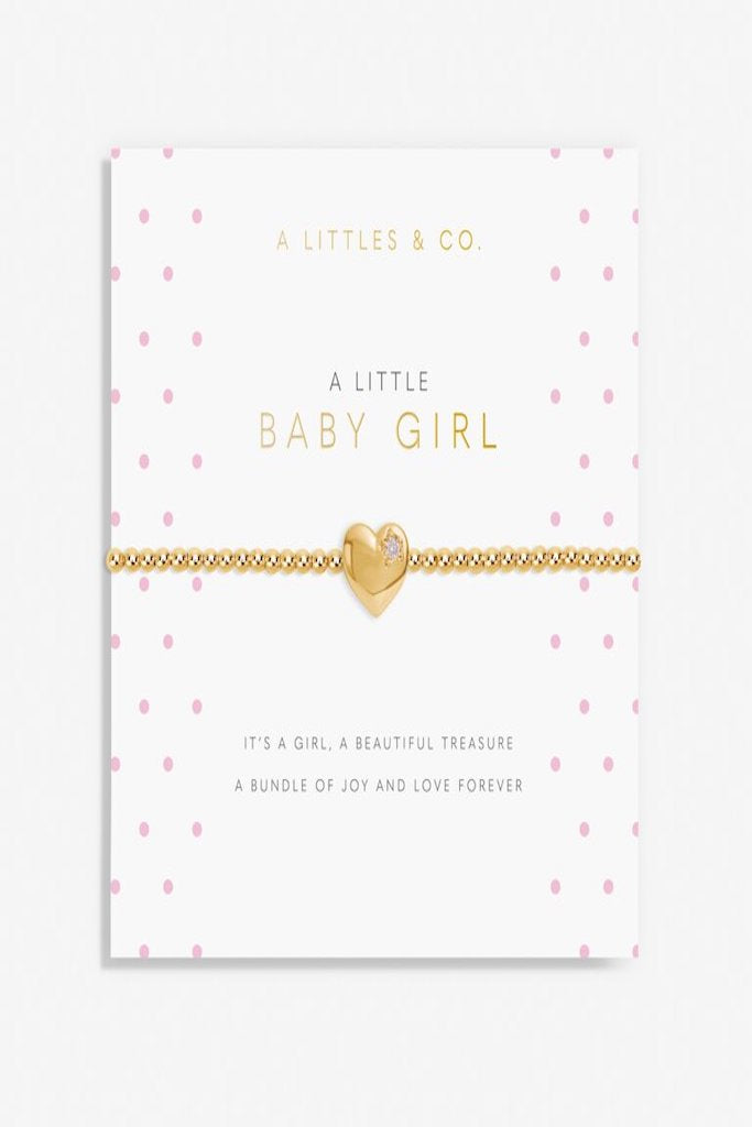 A Little &#039;Baby Girl&#039; Bracelet- Gold