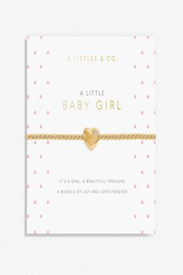 A Little &#039;Baby Girl&#039; Bracelet- Gold