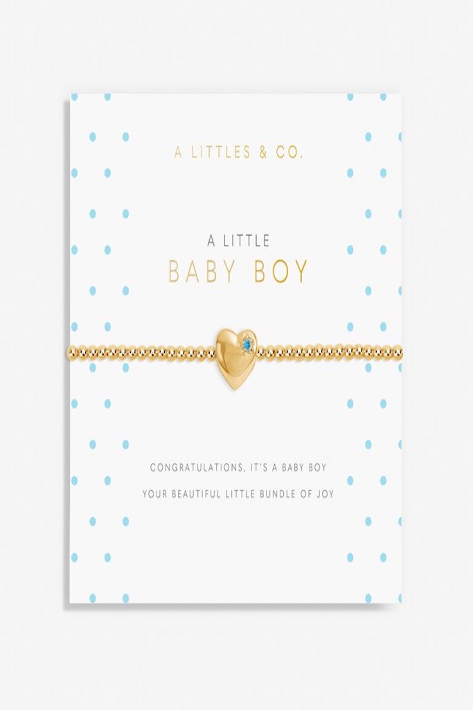 A Little &#039;Baby Boy&#039; Bracelet- Gold