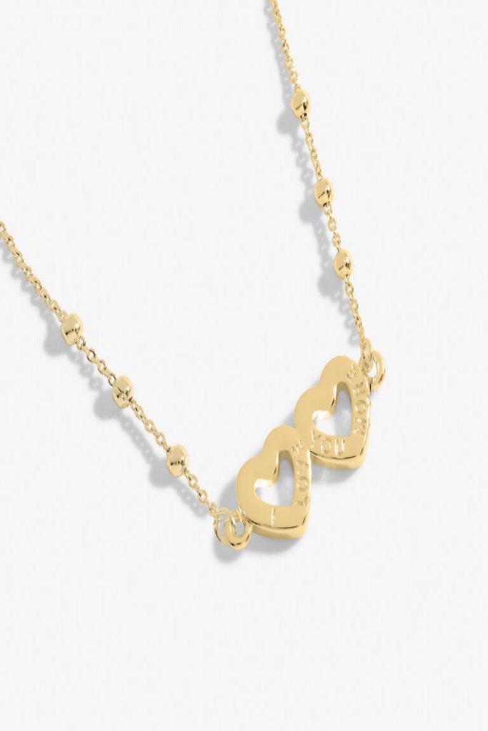Forever Yours &#039;Everyday I Love You More&#039; Necklace- Gold
