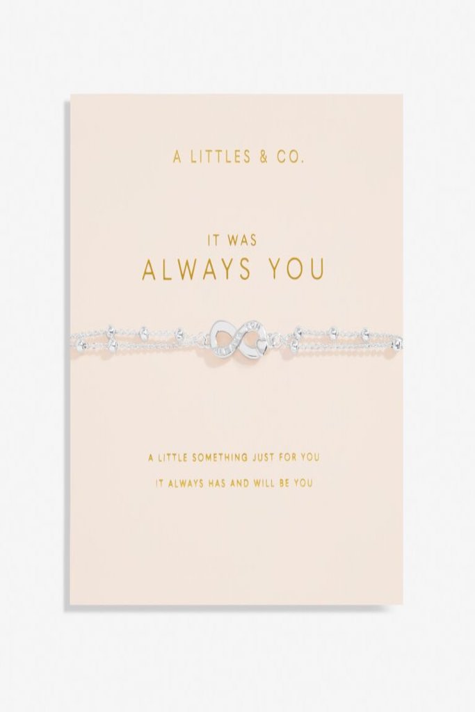 Forever Yours &#039;It Was Always You&#039; Bracelet- Silver