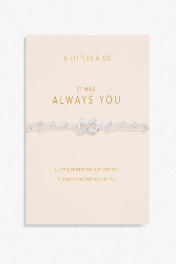 Forever Yours &#039;It Was Always You&#039; Bracelet- Silver