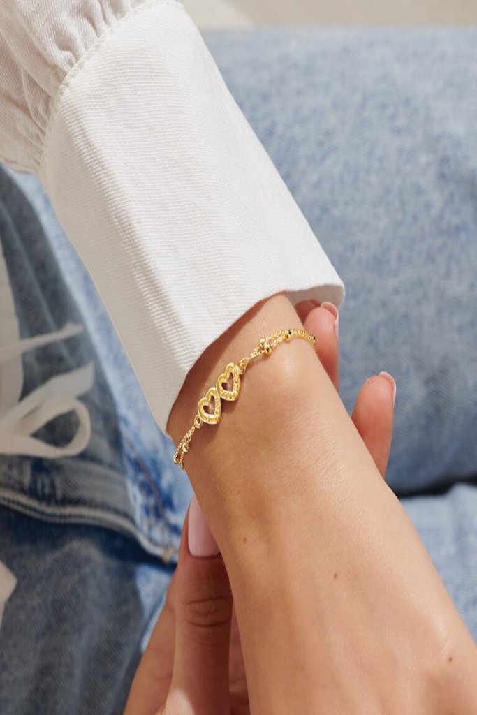 Forever Yours &#039;Everyday I Love You More&#039; Bracelet- Gold