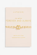 Forever Yours 'You Are My Forever And Always' Bracelet- Gold