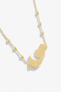 Forever Yours 'Love You To The Moon And Back' Necklace- Gold