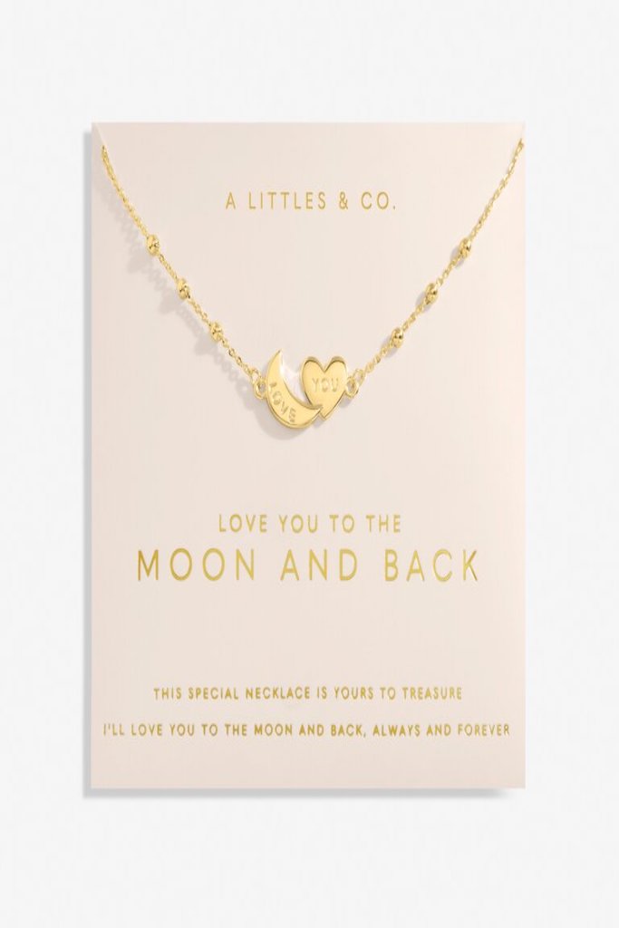 Forever Yours &#039;Love You To The Moon And Back&#039; Necklace- Gold