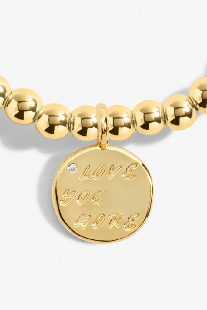 A Little &#039;Love You More&#039; Bracelet- Gold