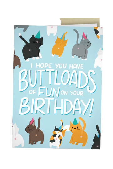 Buttloads Of Fun Birthday Card