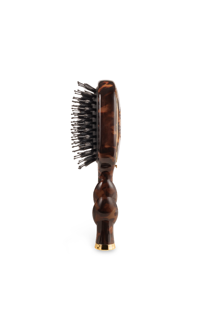 TELETIES  Mini Boar Brush - Tortoise
