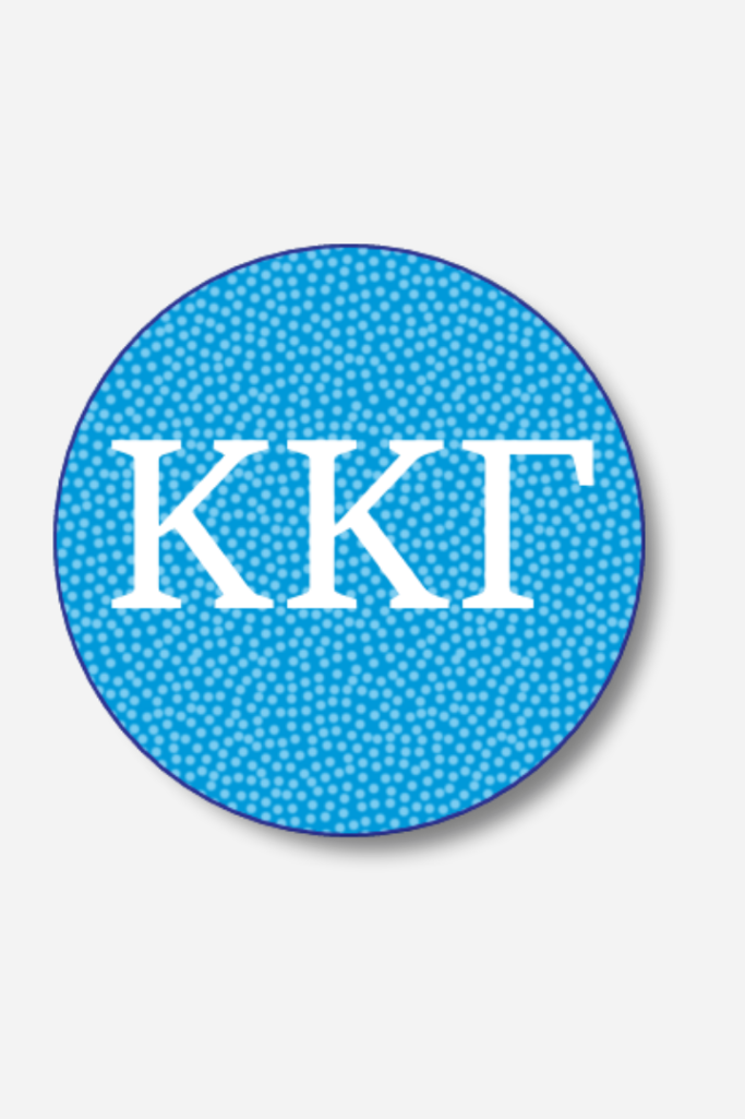 Kappa Kappa Gamma Polka Dots Button. -2.25
