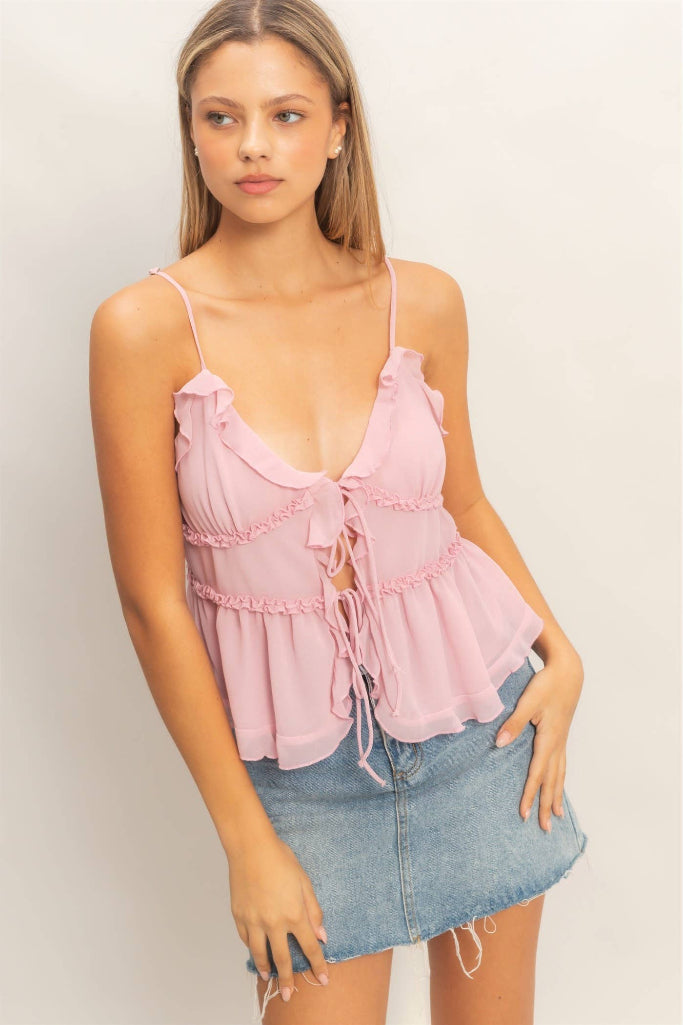 Strike It Top- Pink