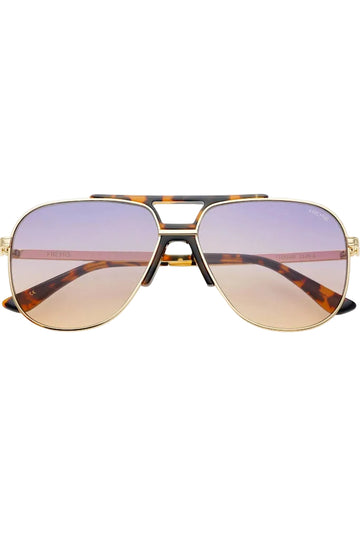 FREYRS Eyewear Logan Acetate Aviator Sunglasses - Sunrise