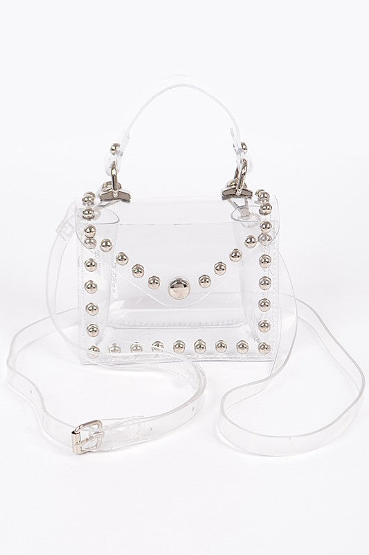 Meant To Appeal Clear Purse -SIlver