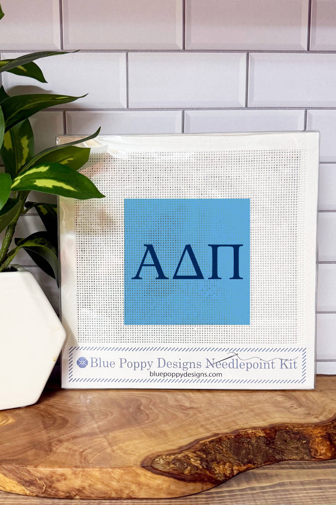 Alpha Delta Pi 4x4 Needlepoint Kit