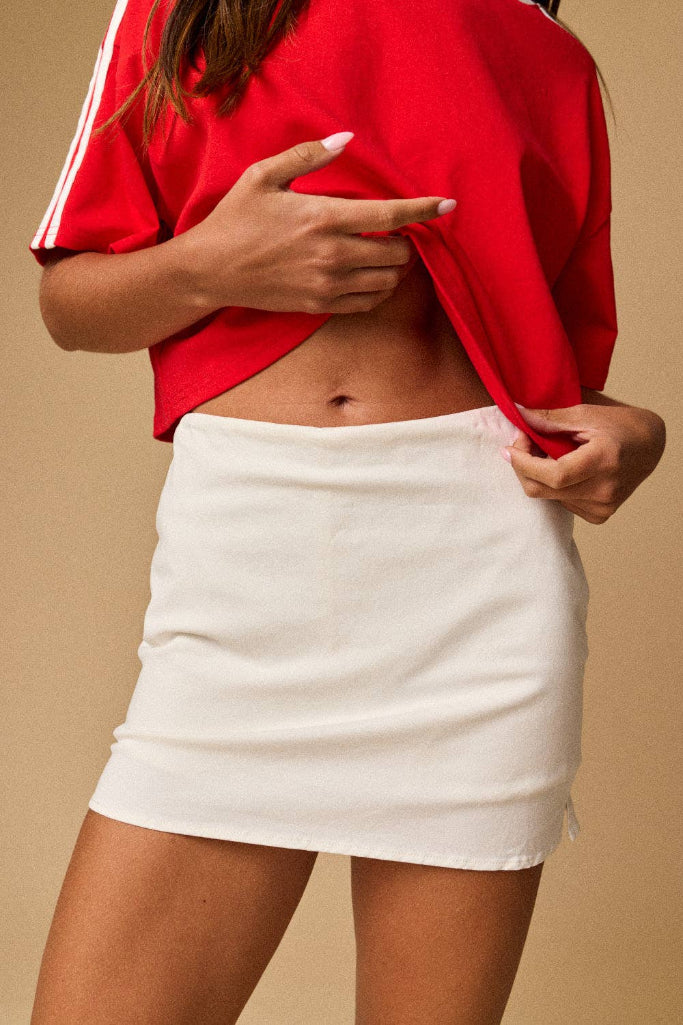 The Weekend Mini Skort - White