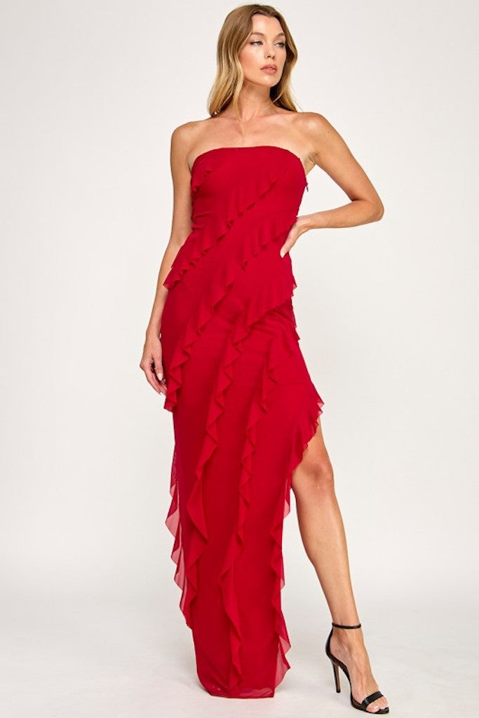 Emma Kate Maxi Dress - Red