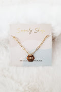 Sorority Paper Clip Necklace-