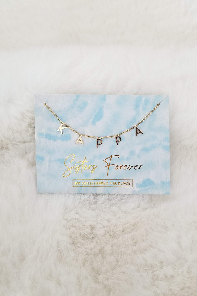 Sorority Name Necklace