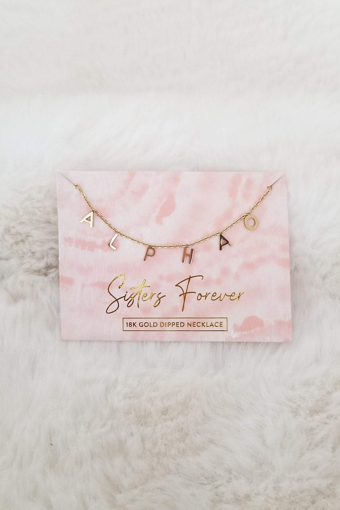 Sorority Name Necklace