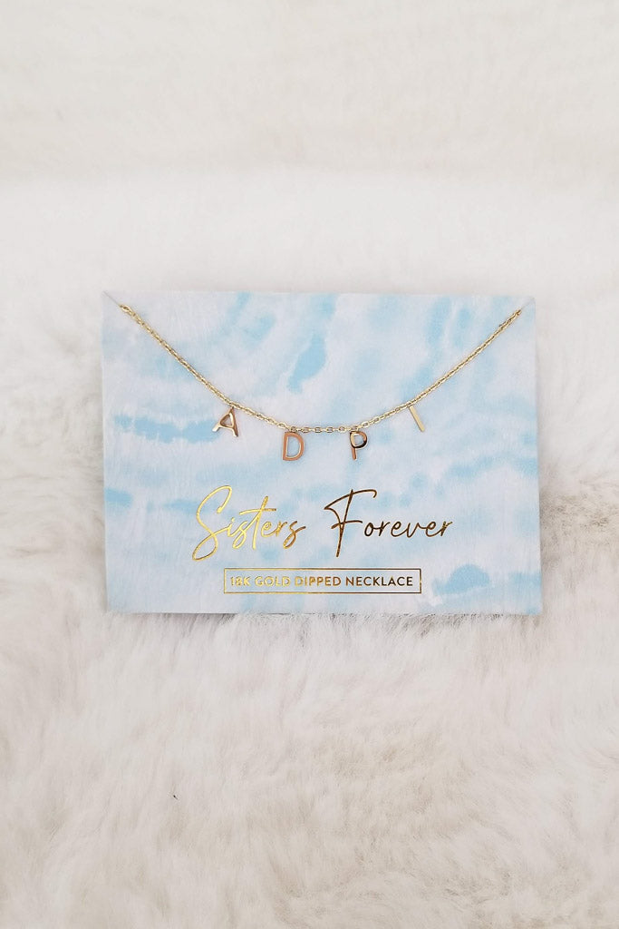 Sorority Name Necklace