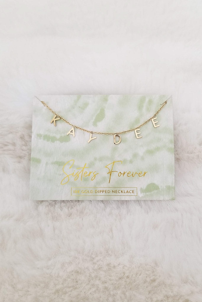 Sorority Name Necklace