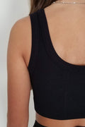 Giving Back Cropped Tank - OS