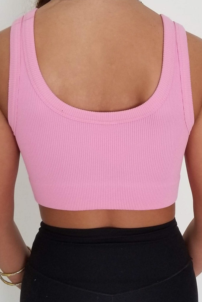 Giving Back Cropped Tank -