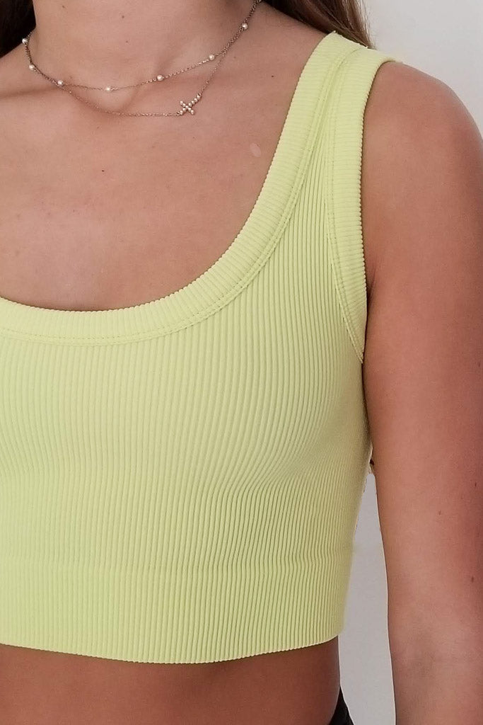 Giving Back Cropped Tank -