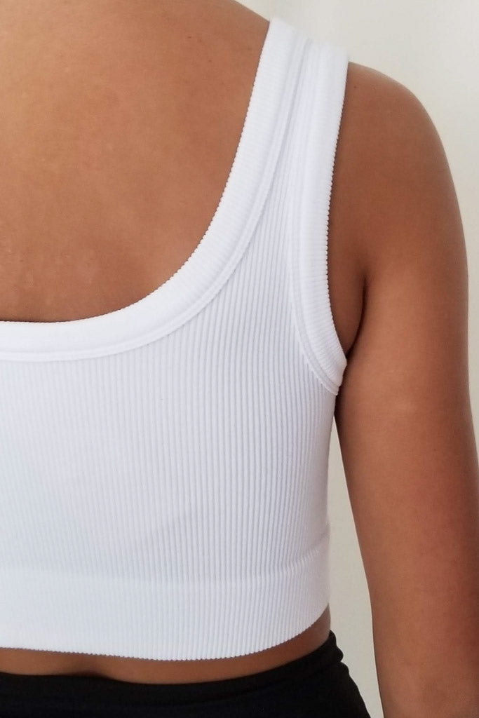 Giving Back Cropped Tank -