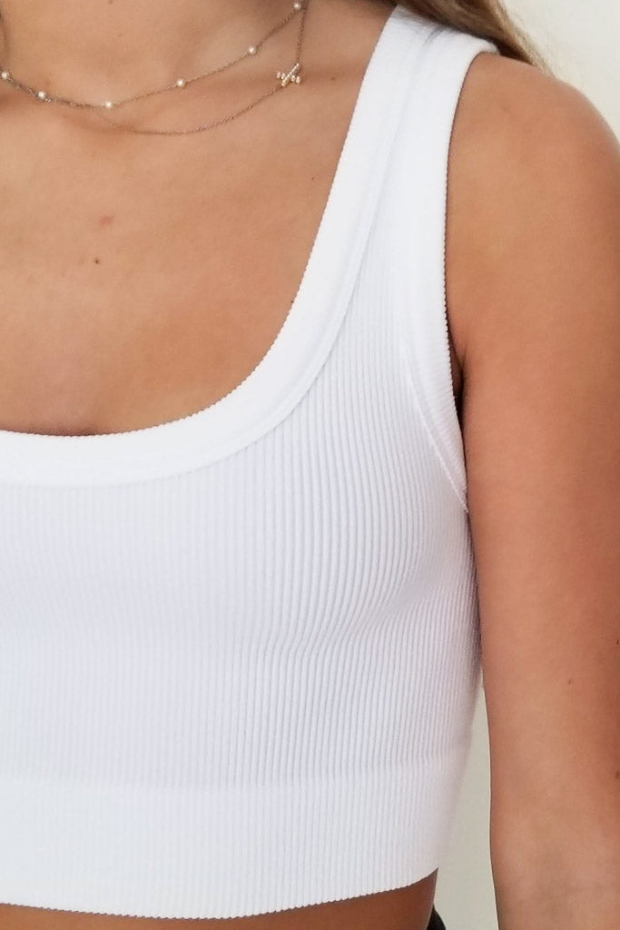 Giving Back Cropped Tank -