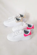 Light It Up Sneaker - White & Pink