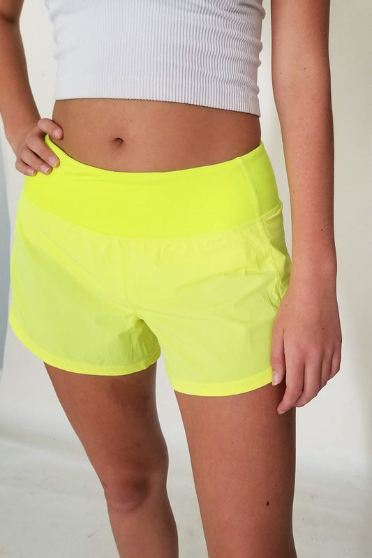 Sundreaming Active Shorts- Bright Yellow