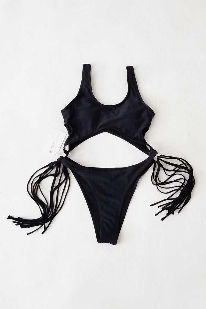 The Most Desire One Piece Swimsuit- Black