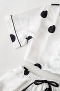 Sophia Satin Pajama Set- Ivory