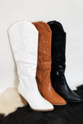Sky High Cowgirl Boot- White