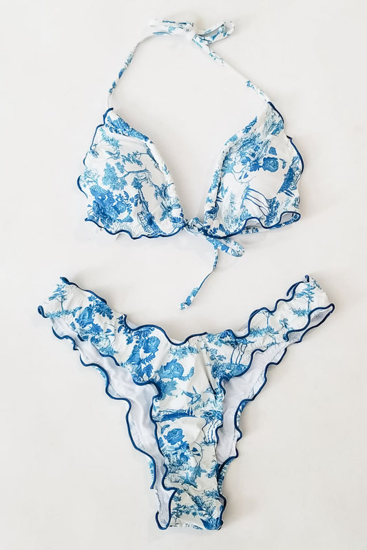 Beautiful Escape Bikini- Blue