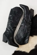 Sky High Cowgirl Boot- Black