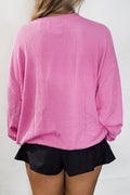 Georgia Graphic Sweatshirt- Pink