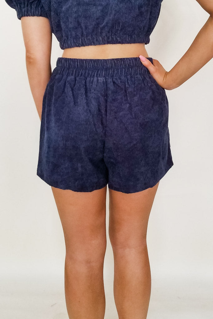 Say Hello Shorts- Navy