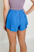 In Your Eyes Butterfly Shorts- Blue