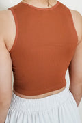 Gotta Say Ribbed Cropped Tank -