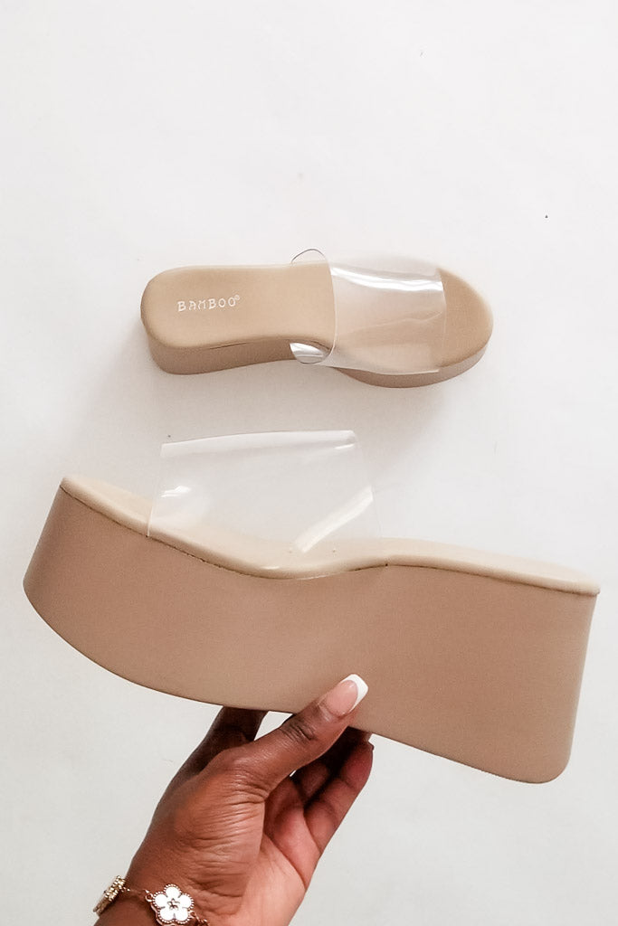 Rivera Daydream Platform Sandals - Nude