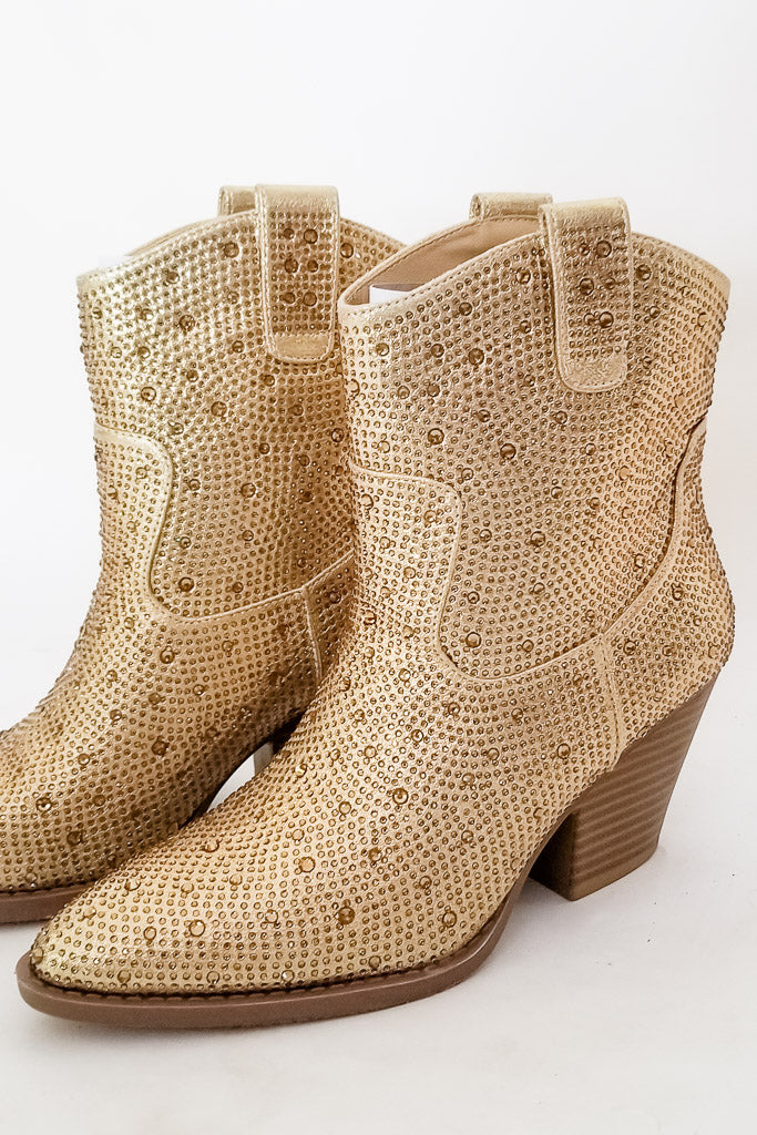 Internal Melody Booties- Gold